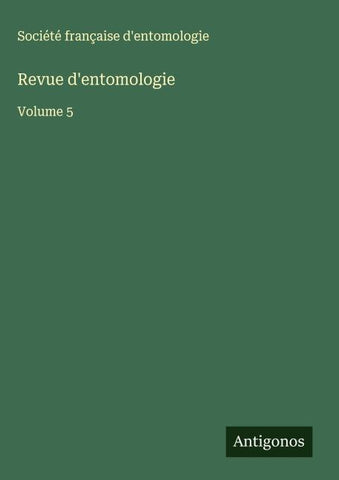 Revue d'entomologie