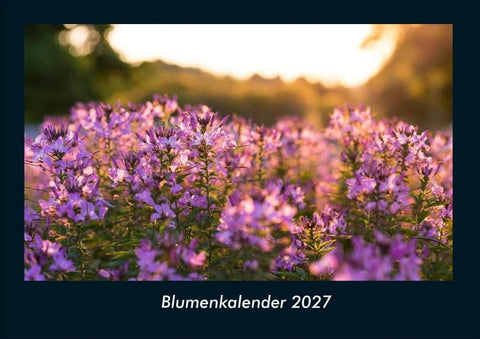 Blumenkalender 2027 Fotokalender DIN A4
