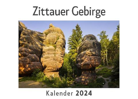 Zittauer Gebirge (Wandkalender 2024, Kalender DIN A4 quer, Monatskalender im Querformat mit Kalendarium, Das perfekte Geschenk)