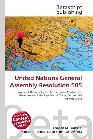 United Nations General Assembly Resolution 505