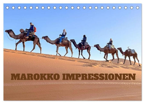 Marokko Impressionan (Tischkalender 2026 DIN A5 quer), CALVENDO Monatskalender