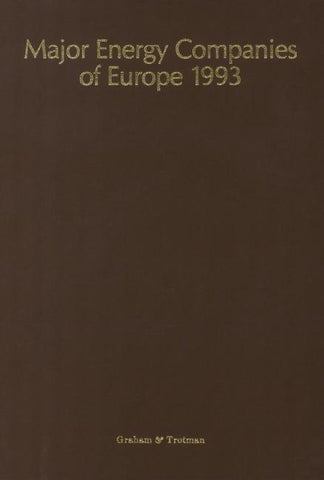Major Energy Companies of Europe 1993