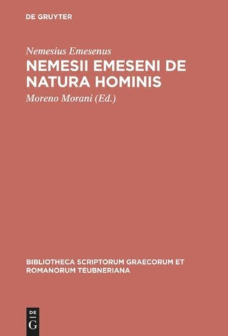 Nemesii Emeseni De natura hominis