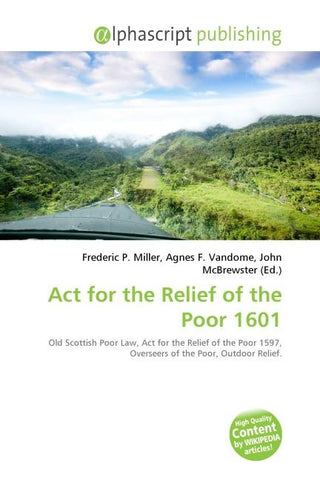 Act for the Relief of the Poor 1601