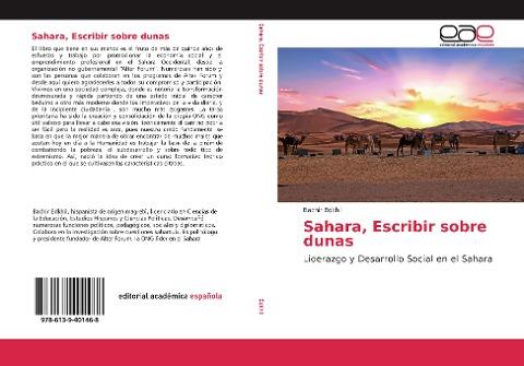 Sahara, Escribir sobre dunas