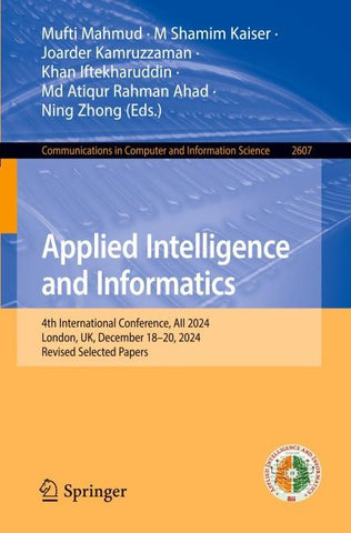 Applied Intelligence and Informatics