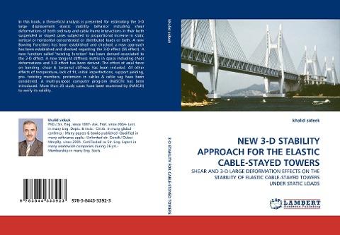 NEW 3-D STABILITY APPROACH FOR THE ELASTIC CABLE-STAYED TOWERS