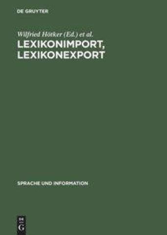 Lexikonimport, Lexikonexport