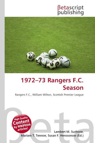 1972-73 Rangers F.C. Season