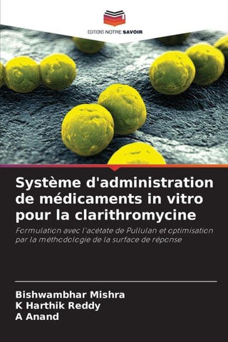 Système d'administration de médicaments in vitro pour la clarithromycine