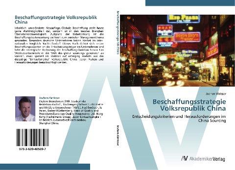 Beschaffungsstrategie Volksrepublik China