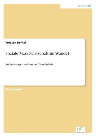 Soziale Marktwirtschaft im Wandel