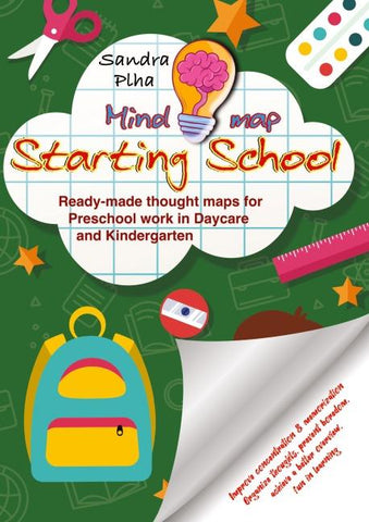 KitaFix-Mindmap Starting School (Ready-made thought maps for Preschool work in Daycare and Kindergarten)