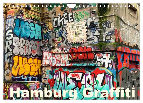 Hamburg Graffiti (Wandkalender 2026 DIN A4 quer), CALVENDO Monatskalender