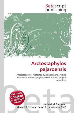 Arctostaphylos pajaroensis