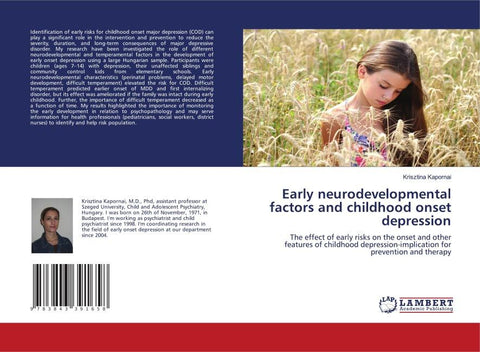 Early neurodevelopmental factors and childhood onset depression