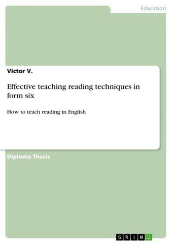Effective teaching reading techniques in form six