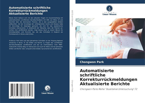 Automatisierte schriftliche Korrekturrückmeldungen Aktualisierte Berichte