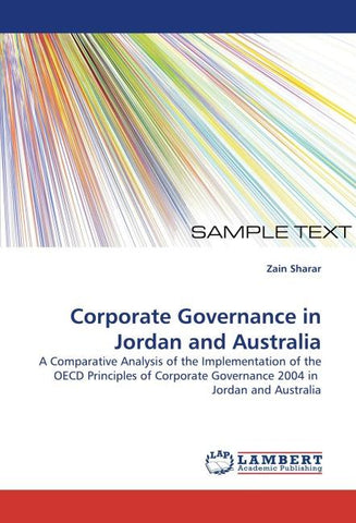 Corporate Governance in Jordan and Australia