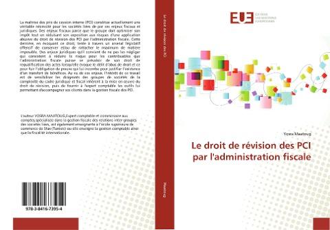 Le droit de révision des PCI par l'administration fiscale