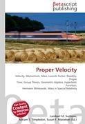 Proper Velocity