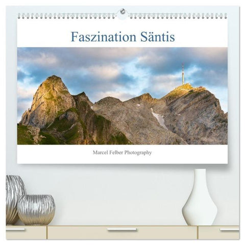 Faszination Säntis (hochwertiger Premium Wandkalender 2026 DIN A2 quer), Kunstdruck in Hochglanz