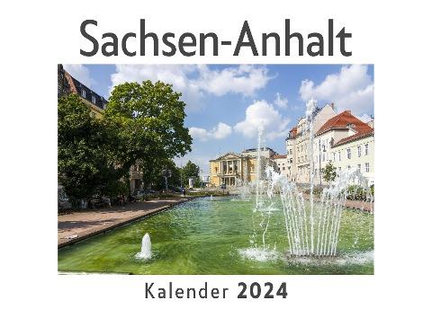 Sachsen-Anhalt (Wandkalender 2024, Kalender DIN A4 quer, Monatskalender im Querformat mit Kalendarium, Das perfekte Geschenk)