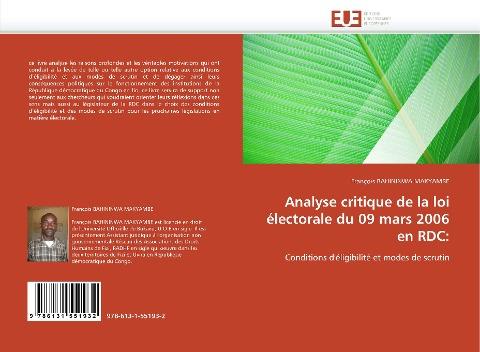 Analyse critique de la loi électorale du 09 mars 2006 en RDC:
