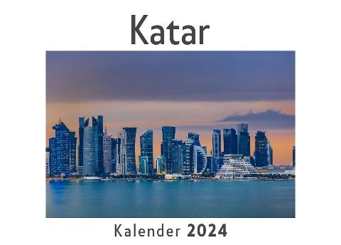 Katar (Wandkalender 2024, Kalender DIN A4 quer, Monatskalender im Querformat mit Kalendarium, Das perfekte Geschenk)