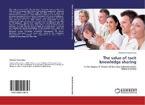 The value of tacit knowledge sharing