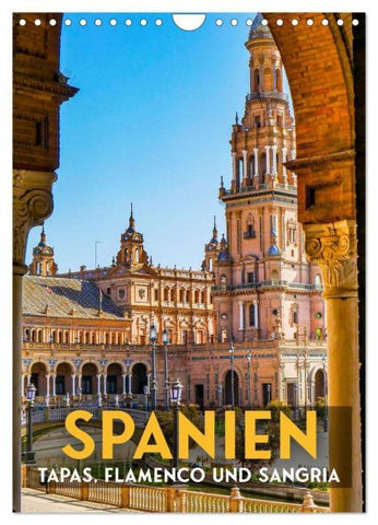 Spanien - Tapas, Flamenco und Sangria (Wandkalender 2026 DIN A4 hoch), CALVENDO Monatskalender