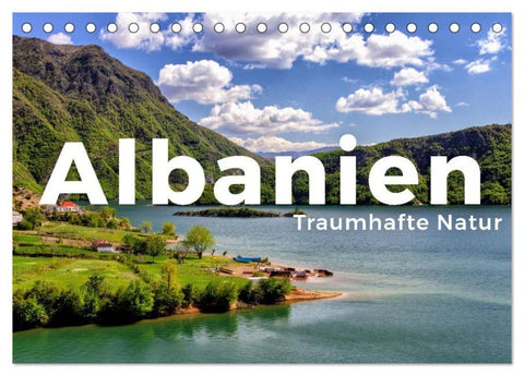 Albanien - Traumhafte Natur (Tischkalender 2026 DIN A5 quer), CALVENDO Monatskalender