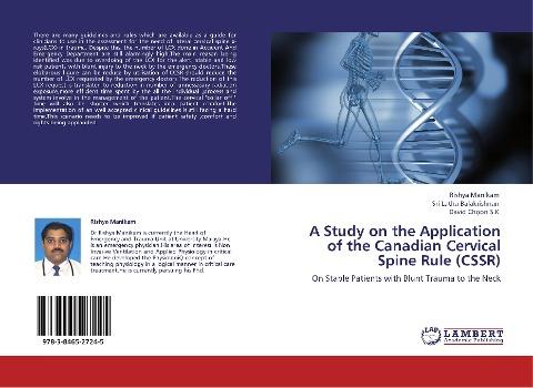 A Study on the Application of the Canadian Cervical Spine Rule (CSSR)