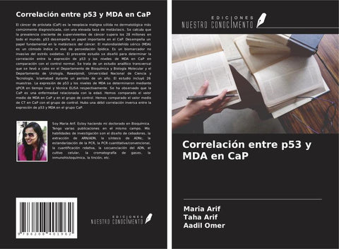 Correlación entre p53 y MDA en CaP