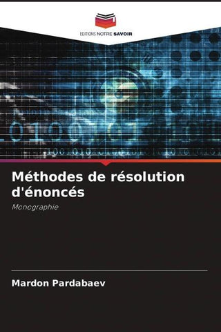 Méthodes de résolution d'énoncés