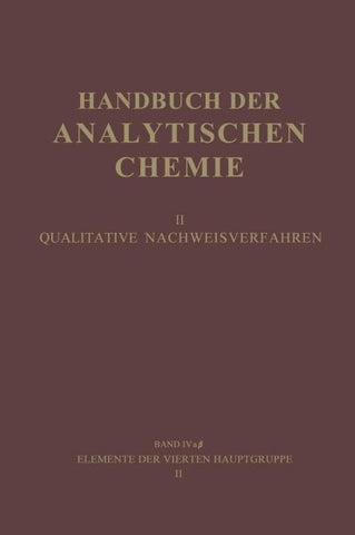 Elemente der Vierten Hauptgruppe II