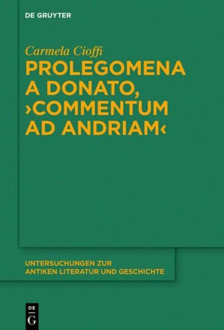 Prolegomena a Donato, "Commentum ad Andriam"
