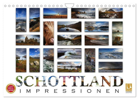 Schottland Impressionen (Wandkalender 2026 DIN A4 quer), CALVENDO Monatskalender