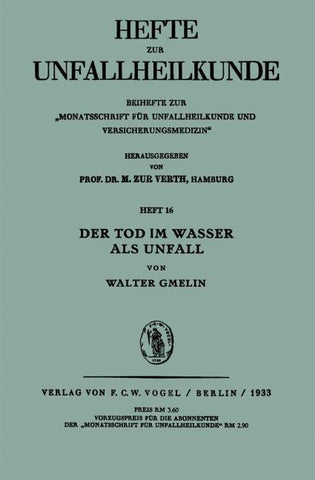 Der Tod im Wasser als Unfall
