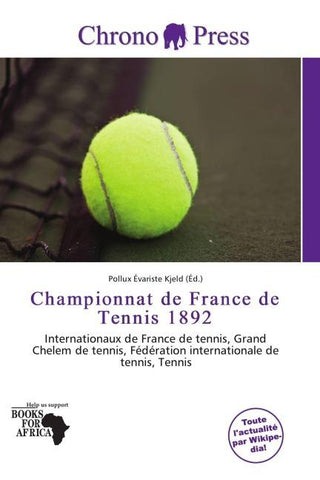Championnat de France de Tennis 1892