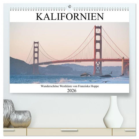 Kalifornien - wunderschöne Westküste (hochwertiger Premium Wandkalender 2026 DIN A2 quer), Kunstdruck in Hochglanz