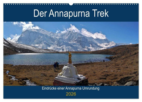Der Annapurna Trek (Wandkalender 2026 DIN A2 quer), CALVENDO Monatskalender
