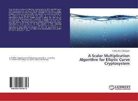 A Scalar Multiplication Algorithm for Elliptic Curve Cryptosystem