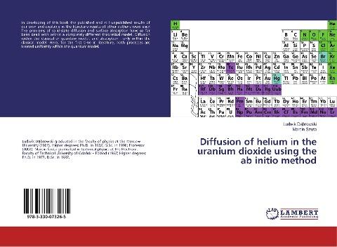 Diffusion of helium in the uranium dioxide using the ab initio method