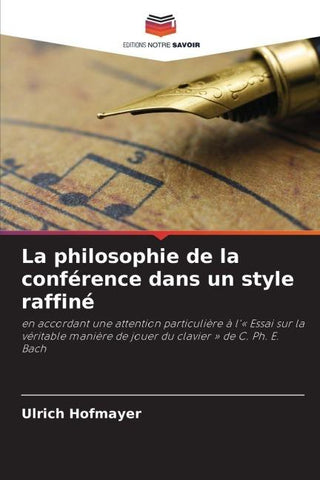 La philosophie de la conférence dans un style raffiné