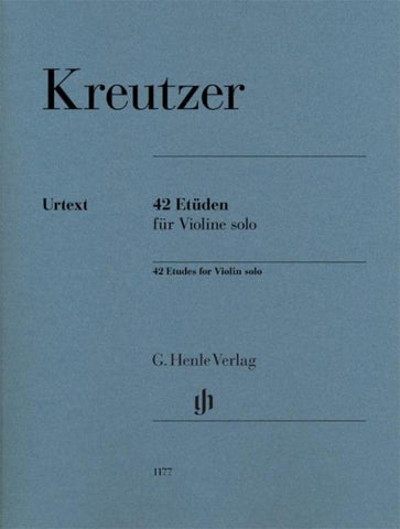 Rodolphe Kreutzer - 42 Etüden für Violine solo