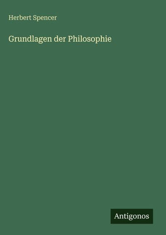 Grundlagen der Philosophie