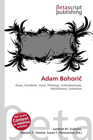 Adam Bohori¿