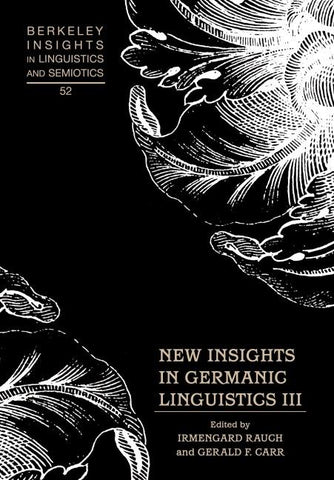 New Insights in Germanic Linguistics III