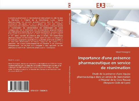 Importance d'une présence pharmaceutique en service de réanimation